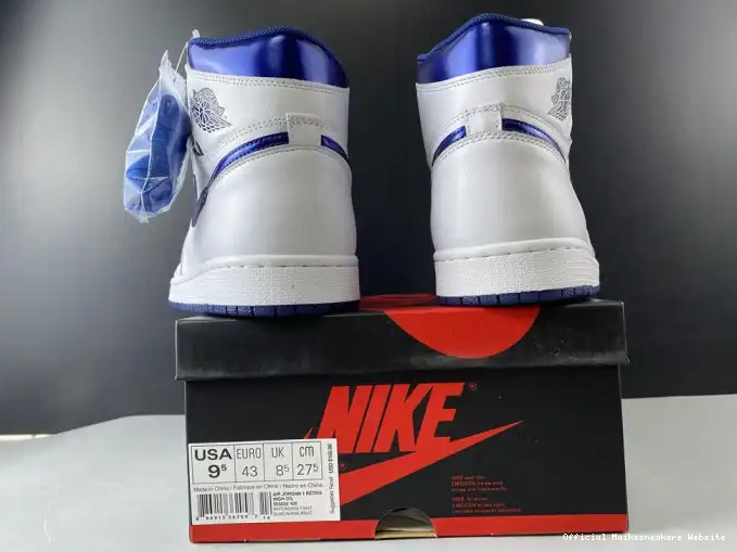 Official Maikesneakers Metallic Retro Navy 1 Air (2016) Jordan 555088-106 0602